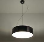 Czarna lampa wisząca Arena