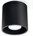 Lampa sufitowa plafon czarny okrągły Orbis SL.0016