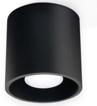 Lampa sufitowa plafon czarny okrągły Orbis SL.0016
