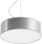 Okrągła lampa wisząca szara do pokoju Arena SL.0116