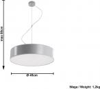 Lampa arena wisząca wymiary
