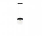 Lampa wisząca Acorn czarny chrom stal