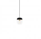 Czarna lampa acorn czarna zawieszka