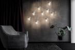 Aranżacja biała lampa acorn chrom