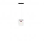 Lampa wisząca acorn biała miedż