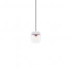 Miedż biała acorn lampa wisząca