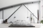 Lampa misty grey carmina mini wisząca aranżacja