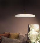 Aranżacja lampa asteria perłowa biel