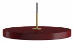 Lampa wisząca czerwona Asteria Ruby rubinowa czerwień