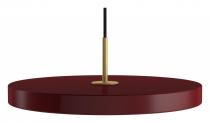Lampa wisząca czerwona Asteria Ruby rubinowa czerwień