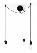 Zawiesie linkowe do lamp Cannonball Black Cluster 3