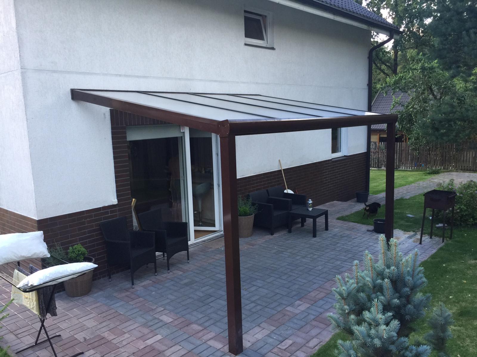 Aluminiowy stelaż pergoli Regium