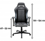Krzesło komputerowe DXRacer Drifting OHDH73/NG- wymiary