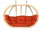 Drewniany fotel wiszący Swing Pod XL (O-Zone Premier) czerwony