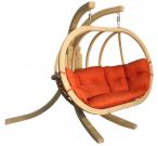 Drewniany fotel wiszący Swing Pod XL (O-Zone Premier) czerwony