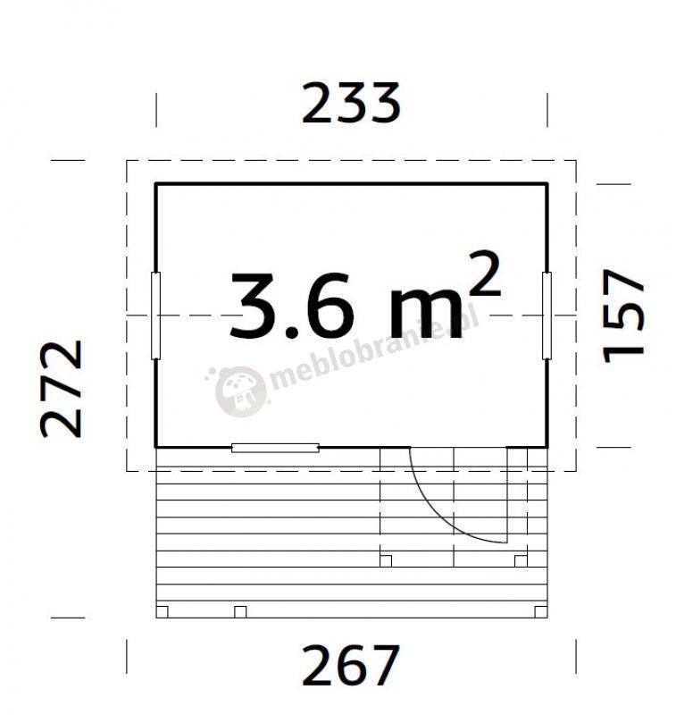 Domek drewniany dla dzieci - wymiary