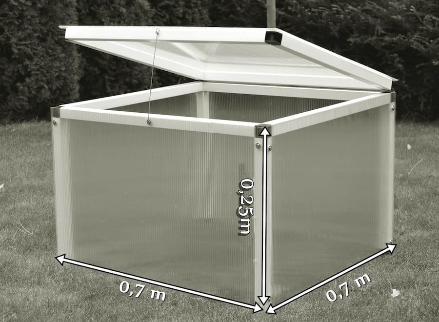 Rozsadnik premium wymiary 0,7x0,7