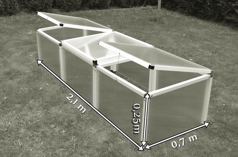Rozsadnik premiu wymiary 0,7x2,1