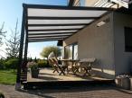 Pergola przyścienna z poliwęglanu na taras Regium 3x4