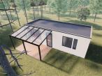 Pergola nad taras z poliwęglanu Regium 5x3,5
