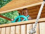 Drewniany plac zabaw ścianki wspinaczkowe Maxi Fun Gym