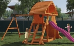 Drewniany plac zabaw dla dzieci Giant Move Fungoo