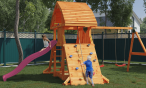 Drewniany plac zabaw dla dzieci Giant Move Fungoo