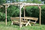Pergola ogrodowa drewniana Henley 3x3m