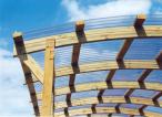 Carport – garaż drewniany z dachem na 1 auto 3,6x5m