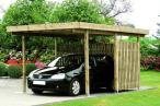 Zadaszenie z PVC garażu Monachium na jedno auto 4,5x5,5m