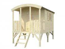Domek drewniany dla dzieci Eko 95 180x203cm (3,3 m2)