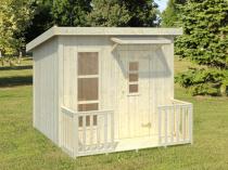 Drewniany domek dla dzieci Julia 199x223cm (3,1 m2)