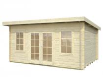 Drewniany domek ogrodowy Kamil B 5x3,5 (14,2 m2)