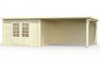 Domek letniskowy z drewna ROBERT F 7x3 (8,7+10,0 m2)