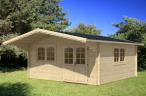 Domek drewniany na działkę MODRASZKA D 5x5 (22,29m2)