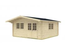Domek drewniany na działkę Modraszka D 5x5 (22,29m2)