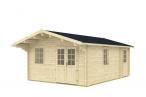 Mały domek letniskowy z drewna RudzikB 7x4,5 (24m2)
