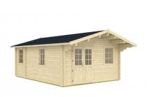 Domek z drewna letniskowy Rudzik D 7x4,5 (24m2)