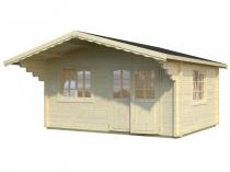 Letniskowy domek drewniany Grzegorz A 5x4 (15,1 m2)