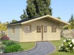 Drewniany domek kwadratowy GRZEGORZ C 5x5 (24,6 m2)