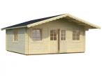 Drewniany domek kwadratowy Grzegorz C 5x5 (24,6 m2)