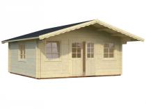 Drewniany domek kwadratowy Grzegorz C 5x5 (24,6 m2)