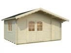 Klasyczny domek letniskowy z drewna Bartek 5x3,5 (14,2 m2)