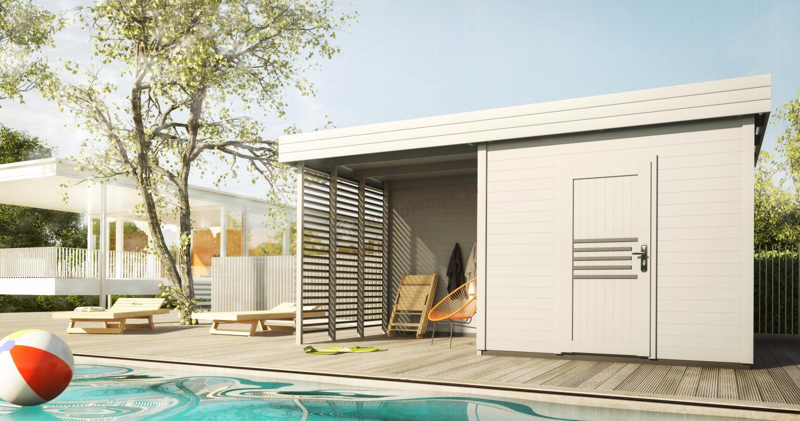 Domek ogrodowy Malwa z daszkiem