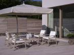 Nardi fotel ogrodowy z poduszkami Aria Fit Bianco/Bianco