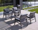 Nardi fotel ogrodowy z poduszkami Aria Fit Bianco/Bianco