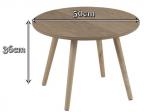 Actona Stafford mały stolik kawowy 50 cm