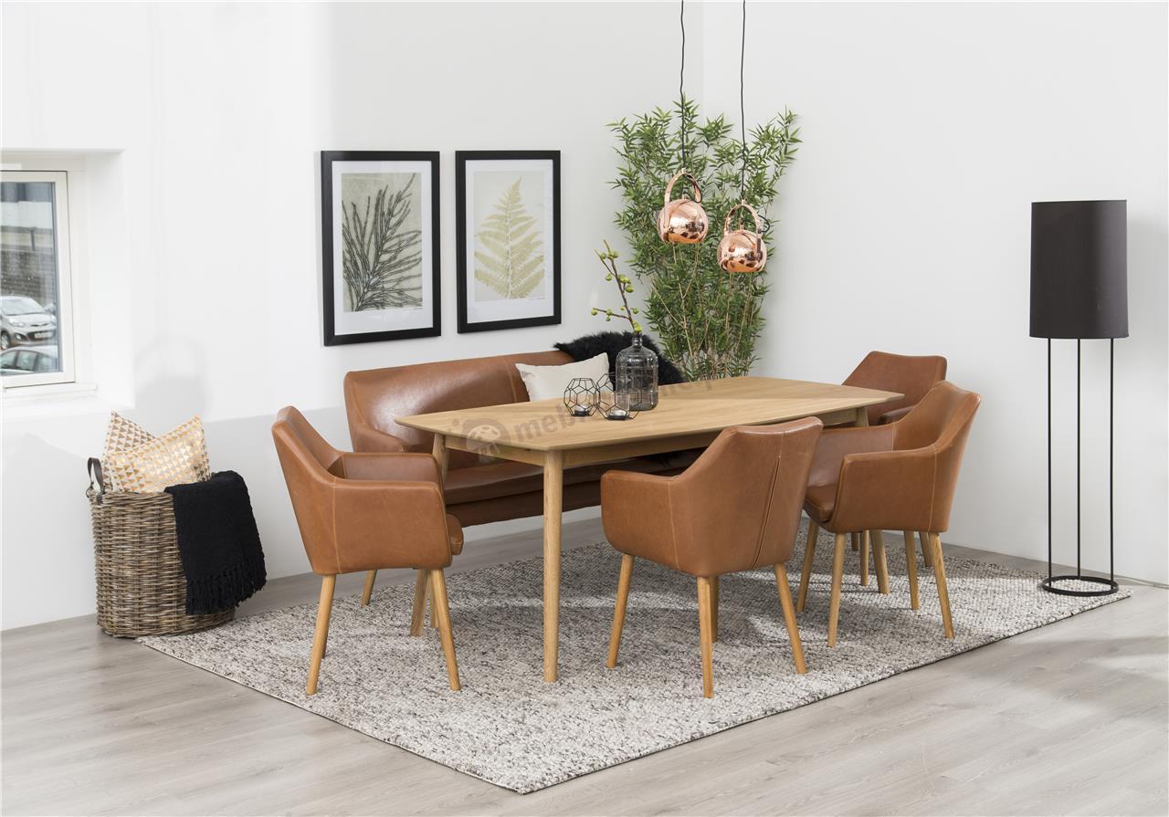 Actona Nora ekoskóra w nowoczesnej aranżacji