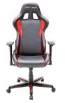 Skórzany fotel do komputera DXRacer FH08/NR czerwony