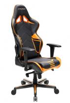 Fotel skórzany do komputera DXRacer RV131/NO pomarańczowy